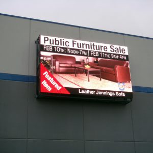 Building Mounted Led Display